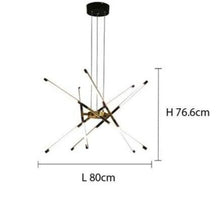 Load image into Gallery viewer, INSPIRA LIFESTYLES - Tubular Mobile Chandelier - ACCENT LIGHT, BRANCH LIGHT, CHANDELIER, DINING LIGHT, HANGING LIGHT, LED LIGHT, LIGHT, LIGHT FIXTURE, LIGHTING, MINIMALIST CHANDELIER, MOBILE CHANDELIER, MODERN CHANDELIER, MODERN LIGHT, PENDANT LIGHT, SCULPTURAL LIGHT, SPUTNIK LIGHT