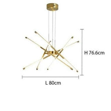 Load image into Gallery viewer, INSPIRA LIFESTYLES - Tubular Mobile Chandelier - ACCENT LIGHT, BRANCH LIGHT, CHANDELIER, DINING LIGHT, HANGING LIGHT, LED LIGHT, LIGHT, LIGHT FIXTURE, LIGHTING, MINIMALIST CHANDELIER, MOBILE CHANDELIER, MODERN CHANDELIER, MODERN LIGHT, PENDANT LIGHT, SCULPTURAL LIGHT, SPUTNIK LIGHT