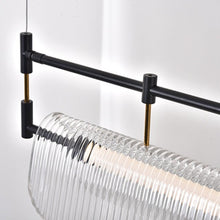 Load image into Gallery viewer, INSPIRA LIFESTYLES | Viso Linear Pendant, UNIQUE LIGHTS, STREAMLINE LIGHT, SIMPLE DESIGN LIGHT, RESTAURANT LIGHT, RECEPTION COUNTER LIGHT, PENDANT LIGHT, MODERN PENDANT LIGHT, MODERN LIGHT, MODERN CHANDELIER, MINIMALIST LIGHT, MINIMALIST CHANDELIER, MINIMAL LIGHT FIXTURE, MEETING ROOM LIGHT, LINEAR LIGHT, LED PENDANT, KITCHEN ISLAND LIGHT, DINING TABLE LIGHT, HANGING LIGHT, BOARDROOM LIGHT, MEETING ROOM LIGHT, LINEAR LED, OFFICE LIGHT