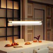 Load image into Gallery viewer, INSPIRA LIFESTYLES | Viso Linear Pendant, UNIQUE LIGHTS, STREAMLINE LIGHT, SIMPLE DESIGN LIGHT, RESTAURANT LIGHT, RECEPTION COUNTER LIGHT, PENDANT LIGHT, MODERN PENDANT LIGHT, MODERN LIGHT, MODERN CHANDELIER, MINIMALIST LIGHT, MINIMALIST CHANDELIER, MINIMAL LIGHT FIXTURE, MEETING ROOM LIGHT, LINEAR LIGHT, LED PENDANT, KITCHEN ISLAND LIGHT, DINING TABLE LIGHT, HANGING LIGHT, BOARDROOM LIGHT, MEETING ROOM LIGHT, LINEAR LED, OFFICE LIGHT