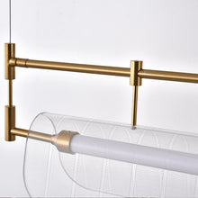 Load image into Gallery viewer, INSPIRA LIFESTYLES | Viso Linear Pendant, UNIQUE LIGHTS, STREAMLINE LIGHT, SIMPLE DESIGN LIGHT, RESTAURANT LIGHT, RECEPTION COUNTER LIGHT, PENDANT LIGHT, MODERN PENDANT LIGHT, MODERN LIGHT, MODERN CHANDELIER, MINIMALIST LIGHT, MINIMALIST CHANDELIER, MINIMAL LIGHT FIXTURE, MEETING ROOM LIGHT, LINEAR LIGHT, LED PENDANT, KITCHEN ISLAND LIGHT, DINING TABLE LIGHT, HANGING LIGHT, BOARDROOM LIGHT, MEETING ROOM LIGHT, LINEAR LED, OFFICE LIGHT