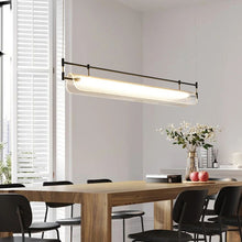 Load image into Gallery viewer, INSPIRA LIFESTYLES | Viso Linear Pendant, UNIQUE LIGHTS, STREAMLINE LIGHT, SIMPLE DESIGN LIGHT, RESTAURANT LIGHT, RECEPTION COUNTER LIGHT, PENDANT LIGHT, MODERN PENDANT LIGHT, MODERN LIGHT, MODERN CHANDELIER, MINIMALIST LIGHT, MINIMALIST CHANDELIER, MINIMAL LIGHT FIXTURE, MEETING ROOM LIGHT, LINEAR LIGHT, LED PENDANT, KITCHEN ISLAND LIGHT, DINING TABLE LIGHT, HANGING LIGHT, BOARDROOM LIGHT, MEETING ROOM LIGHT, LINEAR LED, OFFICE LIGHT