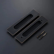 Load image into Gallery viewer, INSPIRA LIFESTYLES - Luke Recessed Door Handle - DOOR FURNITURE, DOOR HARDWARE, DOOR LEVER, DOOR LOCK KEY, DOOR LOCK SET, DOOR PULL, DOOR PULLS, LEVER, MODERN DOOR HANDLES, RECESSED DOOR HARDWARE, RECESSED SLIDING DOOR HANDLE, RECESSED SLIDING DOOR PULL, SLIDING DOOR HANDLE, SLIDING DOOR PULL