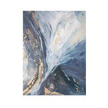 Load image into Gallery viewer, INSPIRA LIFESTYLES - Cuvee Series: B.2 Abstract Oil Painting - ABSTRACT ART, ART, ART SERIES, BLUE ABSTRACT PAINTING, BLUE GOLD ART, BLUE WATER PAINTING, CANVAS ART, CONTEMPORARY ART, COORDINATED ART, FRAMED ART, HANGING ART, LARGE PAINTING, LARGE SCALE ART, MODERN ART, OIL PAINTING, PAINTING, UNFRAMED ART, WALL ART