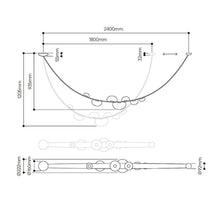 Load image into Gallery viewer, INSPIRA LIFESTYLES - Strapped Chandelier - ABSTRACT LIGHT, ACCENT LIGHT, BEDROOM LIGHT, BOARDROOM LIGHT, CHANDELIER, DINING LIGHT, FEATURE LIGHT, GLASS GLOBE CHANDELIER, GLOBE CHANDELIER, GLOBE LIGHT, HANGING LIGHT, HOTEL LIGHT, LEATHER STRAP LIGHT, LED CHANDELIER, LED LIGHT, LIGHT, LIGHT FIXTURE, LIGHTING, LIGHTS, LIVING ROOM LIGHT, MINIMAL LIGHT FIXTURE, MINIMALIST CHANDELIER, MINIMALIST LIGHT, MODERN CHANDELIER, MODERN LIGHT, MODERN PENDANT LIGHT, PENDANT LIGHT, RESTAURANT LIGHT, SCULPTURAL LIGHT