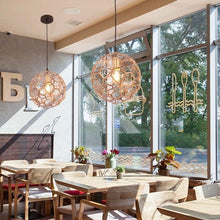 Load image into Gallery viewer, INSPIRA LIFESTYLES - Metal Etch Web Pendant - ACCENT LIGHT, CHANDELIER, ETCH WEB LIGHT, LIGHT, LIGHT FIXTURE, LIGHTING, LIGHTS, METAL MESH LIGHT, MODERN CHANDELIER, PENDANT, PENDANT LIGHT, RESTAURANT LIGHT, TOM DIXON LIGHT
