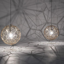 Load image into Gallery viewer, INSPIRA LIFESTYLES - Metal Etch Web Pendant - ACCENT LIGHT, CHANDELIER, ETCH WEB LIGHT, LIGHT, LIGHT FIXTURE, LIGHTING, LIGHTS, METAL MESH LIGHT, MODERN CHANDELIER, PENDANT, PENDANT LIGHT, RESTAURANT LIGHT, TOM DIXON LIGHT