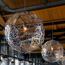 Load image into Gallery viewer, INSPIRA LIFESTYLES - Metal Etch Web Pendant - ACCENT LIGHT, CHANDELIER, ETCH WEB LIGHT, LIGHT, LIGHT FIXTURE, LIGHTING, LIGHTS, METAL MESH LIGHT, MODERN CHANDELIER, PENDANT, PENDANT LIGHT, RESTAURANT LIGHT, TOM DIXON LIGHT