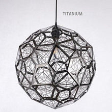 Load image into Gallery viewer, INSPIRA LIFESTYLES - Metal Etch Web Pendant - ACCENT LIGHT, CHANDELIER, ETCH WEB LIGHT, LIGHT, LIGHT FIXTURE, LIGHTING, LIGHTS, METAL MESH LIGHT, MODERN CHANDELIER, PENDANT, PENDANT LIGHT, RESTAURANT LIGHT, TOM DIXON LIGHT