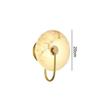Load image into Gallery viewer, INSPIRA LIFESTYLES - Illuminated Marble Wall Sconce - ACCENT LIGHT, BATHROOM LIGHT, BEDROOM LIGHT, BEDSIDE LAMP, BEDSIDE LIGHT, LIGHT, LIGHT FIXTURE, LIGHTING, LIGHTS, WALL ART, WALL LAMP, WALL LIGHT, WALL SCONCE