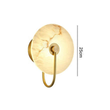 Load image into Gallery viewer, INSPIRA LIFESTYLES - Illuminated Marble Wall Sconce - ACCENT LIGHT, BATHROOM LIGHT, BEDROOM LIGHT, BEDSIDE LAMP, BEDSIDE LIGHT, LIGHT, LIGHT FIXTURE, LIGHTING, LIGHTS, WALL ART, WALL LAMP, WALL LIGHT, WALL SCONCE