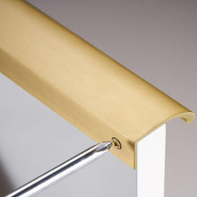 Load image into Gallery viewer, INSPIRA LIFESTYLES - Leif Pull Handles - BATHROOM HARDWARE, BRASS HARDWARE, CABINET HARDWARE, CABINET PULL, CLOSET HARDWARE, CLOSET PULL, CONCEALED HANDLE, DOOR PULLS, DRAWER PULL, DRAWER PULLS, EDGE PULL, FURNITURE HANDLES, FURNITURE PULL, HARDWARE, HIDDEN HANDLE, KITCHEN HARDWARE, MODERN HARDWARE, PULLS, SIMPLE DRAWER PULL, SIMPLE HARDWARE, WARDROBE HARDWARE