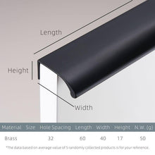 Load image into Gallery viewer, INSPIRA LIFESTYLES - Leif Pull Handles - BATHROOM HARDWARE, BRASS HARDWARE, CABINET HARDWARE, CABINET PULL, CLOSET HARDWARE, CLOSET PULL, CONCEALED HANDLE, DOOR PULLS, DRAWER PULL, DRAWER PULLS, EDGE PULL, FURNITURE HANDLES, FURNITURE PULL, HARDWARE, HIDDEN HANDLE, KITCHEN HARDWARE, MODERN HARDWARE, PULLS, SIMPLE DRAWER PULL, SIMPLE HARDWARE, WARDROBE HARDWARE