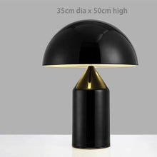Load image into Gallery viewer, INSPIRA LIFESTYLES - Metal Mushroom Table Lamp - ACCENT LIGHT, ATOLLO TABLE LAMP, BEDROOM LIGHT, BEDSIDE LIGHT, DESK LAMP, DOME LIGHT, LIGHT, LIGHTING, LIGHTS, LIVING ROOM LIGHT, METAL TABLE LAMP, MUSHROOM LAMP, POST MODERN, RETRO TABLE LAMP, TABLE LAMP, Vico Magistretti