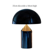 Load image into Gallery viewer, INSPIRA LIFESTYLES - Metal Mushroom Table Lamp - ACCENT LIGHT, ATOLLO TABLE LAMP, BEDROOM LIGHT, BEDSIDE LIGHT, DESK LAMP, DOME LIGHT, LIGHT, LIGHTING, LIGHTS, LIVING ROOM LIGHT, METAL TABLE LAMP, MUSHROOM LAMP, POST MODERN, RETRO TABLE LAMP, TABLE LAMP, Vico Magistretti