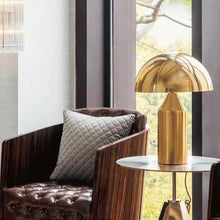 Load image into Gallery viewer, INSPIRA LIFESTYLES - Metal Mushroom Table Lamp - ACCENT LIGHT, ATOLLO TABLE LAMP, BEDROOM LIGHT, BEDSIDE LIGHT, DESK LAMP, DOME LIGHT, LIGHT, LIGHTING, LIGHTS, LIVING ROOM LIGHT, METAL TABLE LAMP, MUSHROOM LAMP, POST MODERN, RETRO TABLE LAMP, TABLE LAMP, Vico Magistretti
