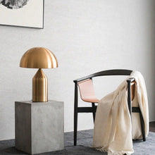 Load image into Gallery viewer, INSPIRA LIFESTYLES - Metal Mushroom Table Lamp - ACCENT LIGHT, ATOLLO TABLE LAMP, BEDROOM LIGHT, BEDSIDE LIGHT, DESK LAMP, DOME LIGHT, LIGHT, LIGHTING, LIGHTS, LIVING ROOM LIGHT, METAL TABLE LAMP, MUSHROOM LAMP, POST MODERN, RETRO TABLE LAMP, TABLE LAMP, Vico Magistretti