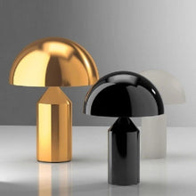Load image into Gallery viewer, INSPIRA LIFESTYLES - Metal Mushroom Table Lamp - ACCENT LIGHT, ATOLLO TABLE LAMP, BEDROOM LIGHT, BEDSIDE LIGHT, DESK LAMP, DOME LIGHT, LIGHT, LIGHTING, LIGHTS, LIVING ROOM LIGHT, METAL TABLE LAMP, MUSHROOM LAMP, POST MODERN, RETRO TABLE LAMP, TABLE LAMP, Vico Magistretti