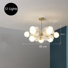 Load image into Gallery viewer, INSPIRA LIFESTYLES - Pop-Art Monochrome Chandelier - CHANDELIER, GLASS GLOBE CHANDELIER, GLOBE CHANDELIER, GLOBE LIGHT, LIGHT, LIGHT FIXTURE, LIGHTING, MODERN CHANDELIER, MODERN CHANDLIER, MODERN PENDANT, PENDANT, POP ART, SPUTNIK CHANDELIER