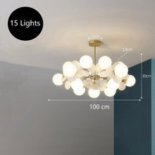 Load image into Gallery viewer, INSPIRA LIFESTYLES - Pop-Art Monochrome Chandelier - CHANDELIER, GLASS GLOBE CHANDELIER, GLOBE CHANDELIER, GLOBE LIGHT, LIGHT, LIGHT FIXTURE, LIGHTING, MODERN CHANDELIER, MODERN CHANDLIER, MODERN PENDANT, PENDANT, POP ART, SPUTNIK CHANDELIER