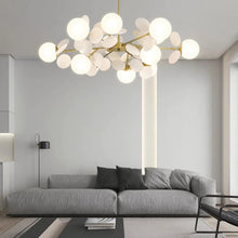 Load image into Gallery viewer, INSPIRA LIFESTYLES - Pop-Art Monochrome Chandelier - CHANDELIER, GLASS GLOBE CHANDELIER, GLOBE CHANDELIER, GLOBE LIGHT, LIGHT, LIGHT FIXTURE, LIGHTING, MODERN CHANDELIER, MODERN CHANDLIER, MODERN PENDANT, PENDANT, POP ART, SPUTNIK CHANDELIER