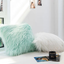 Load image into Gallery viewer, INSPIRA LIFESTYLES - Shaggy Faux Fur Pillow - ACCENT PILLOW, ACCESSORIES, BED PILLOW, CHAIR PILLOW, CUSHION, DECORATIVE PILLOW, FAUX FUR, HOME ACCESSORIES, PILLOW, SOFA PILLOW, SOFTGOODS, THROW PILLOW