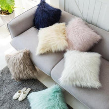 Load image into Gallery viewer, INSPIRA LIFESTYLES - Shaggy Faux Fur Pillow - ACCENT PILLOW, ACCESSORIES, BED PILLOW, CHAIR PILLOW, CUSHION, DECORATIVE PILLOW, FAUX FUR, HOME ACCESSORIES, PILLOW, SOFA PILLOW, SOFTGOODS, THROW PILLOW