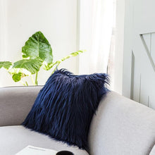 Load image into Gallery viewer, INSPIRA LIFESTYLES - Shaggy Faux Fur Pillow - ACCENT PILLOW, ACCESSORIES, BED PILLOW, CHAIR PILLOW, CUSHION, DECORATIVE PILLOW, FAUX FUR, HOME ACCESSORIES, PILLOW, SOFA PILLOW, SOFTGOODS, THROW PILLOW