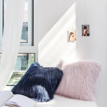 Load image into Gallery viewer, INSPIRA LIFESTYLES - Shaggy Faux Fur Pillow - ACCENT PILLOW, ACCESSORIES, BED PILLOW, CHAIR PILLOW, CUSHION, DECORATIVE PILLOW, FAUX FUR, HOME ACCESSORIES, PILLOW, SOFA PILLOW, SOFTGOODS, THROW PILLOW