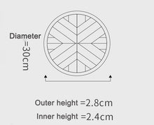 Load image into Gallery viewer, INSPIRA LIFESTYLES - Geometric Wooden Tray - DECOR, DISH, GEOMETRIC, KITCHEN, PLATE, SERVING PLATE, SERVING TRAY, TABLEWARE, TRAY, WOOD