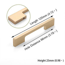 Load image into Gallery viewer, INSPIRA LIFESTYLES - Lex Long Pull Handles - CABINET HARDWARE, DRAWER PULLS, FURNITURE HANDLES, HARDWARE, KNOBS