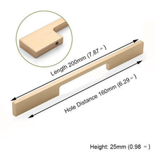 Load image into Gallery viewer, INSPIRA LIFESTYLES - Lex Long Pull Handles - CABINET HARDWARE, DRAWER PULLS, FURNITURE HANDLES, HARDWARE, KNOBS