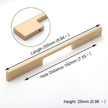 Load image into Gallery viewer, INSPIRA LIFESTYLES - Lex Long Pull Handles - CABINET HARDWARE, DRAWER PULLS, FURNITURE HANDLES, HARDWARE, KNOBS