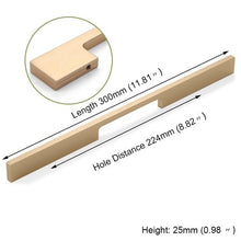 Load image into Gallery viewer, INSPIRA LIFESTYLES - Lex Long Pull Handles - CABINET HARDWARE, DRAWER PULLS, FURNITURE HANDLES, HARDWARE, KNOBS