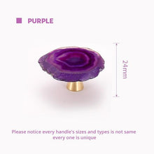 Load image into Gallery viewer, INSPIRA LIFESTYLES - Agate Knob Handles - CABINET HARDWARE, DRAWER PULLS, FURNITURE HANDLES, HARDWARE, KNOBS
