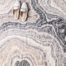 Load image into Gallery viewer, INSPIRA LIFESTYLES - Marble Pattern Area Rug - ACCENT RUG, AREA RUG, BEDROOM CARPET, CARPET, COMMERCIAL, DINING ROOM CARPET, FLOOR MAT, GEODE, HOTEL CARPET, LIVING ROOM CARPET, OFFICE CARPET, PATTERN, PILE CARPET, RIPPLE, RUG, WOVEN RUG