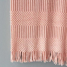 Load image into Gallery viewer, INSPIRA LIFESTYLES - Textured Tassel Knit Throw - ACCENT THROW, BED THROW, BLANKET, DECORATIVE THROW, KNIT THROW, KNITTED BLANKET, SOFTGOODS, THROW, THROW BLANKET, TRAVEL BLANKET, YARN THROW