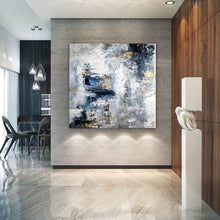 Load image into Gallery viewer, INSPIRA LIFESTYLES - Avanti Series: A.1 Contemporary Oil Painting - ABSTRACT ART, ART, ART SERIES, BLUE GRAY PAINTING, CANVAS ART, CONTEMPORARY ART, COORDINATED ART, FRAMED ART, HANGING ART, LARGE PAINTING, LARGE SCALE ART, MODERN ART, OIL PAINTING, PAINT SERIES, PAINTING, UNFRAMED ART, WALL ART