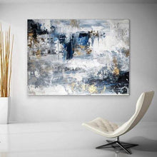 Load image into Gallery viewer, INSPIRA LIFESTYLES - Avanti Series: A.1 Contemporary Oil Painting - ABSTRACT ART, ART, ART SERIES, BLUE GRAY PAINTING, CANVAS ART, CONTEMPORARY ART, COORDINATED ART, FRAMED ART, HANGING ART, LARGE PAINTING, LARGE SCALE ART, MODERN ART, OIL PAINTING, PAINT SERIES, PAINTING, UNFRAMED ART, WALL ART