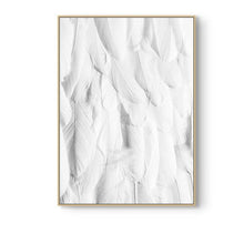 Load image into Gallery viewer, INSPIRA LIFESTYLES - Plume Photo Series - ABSTRACT ART, ABSTRACT PHOTOGRAPHY, ART FOR WALLS, B&W PHOTO, BLACK & WHITE PHOTOGRAPHY, BLACK AND WHITE ART, CANVAS ART, CANVAS PRINTS, FEATHER PHOTOGRAPHY, FEATHER PHOTOS, MINIMALIST PHOTOGRAPHY, MODERN ART, MODERN PHOTOGRAPHY, PHOTOGRAPHIC SERIES, PHOTOGRAPHY, WALL ART, WINGS PHOTOGRAPHY