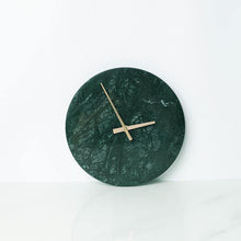 Load image into Gallery viewer, INSPIRA LIFESTYLES - Minimalist Marble Wall Clock - ACCESSORIES, CLOCK, DECOR, DECORATION, HOME ACCESSORIES, HOME DECOR, MARBLE CLOCK, MINIMALIST, MODERN, WALL ART, WALL CLOCK