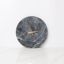 Load image into Gallery viewer, INSPIRA LIFESTYLES - Minimalist Marble Wall Clock - ACCESSORIES, CLOCK, DECOR, DECORATION, HOME ACCESSORIES, HOME DECOR, MARBLE CLOCK, MINIMALIST, MODERN, WALL ART, WALL CLOCK