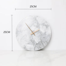 Load image into Gallery viewer, INSPIRA LIFESTYLES - Minimalist Marble Wall Clock - ACCESSORIES, CLOCK, DECOR, DECORATION, HOME ACCESSORIES, HOME DECOR, MARBLE CLOCK, MINIMALIST, MODERN, WALL ART, WALL CLOCK