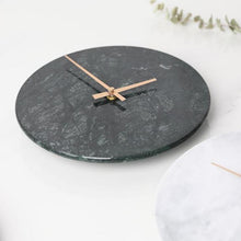 Load image into Gallery viewer, INSPIRA LIFESTYLES - Minimalist Marble Wall Clock - ACCESSORIES, CLOCK, DECOR, DECORATION, HOME ACCESSORIES, HOME DECOR, MARBLE CLOCK, MINIMALIST, MODERN, WALL ART, WALL CLOCK