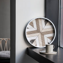 Load image into Gallery viewer, INSPIRA LIFESTYLES - Geometric Wooden Tray - DECOR, DISH, GEOMETRIC, KITCHEN, PLATE, SERVING PLATE, SERVING TRAY, TABLEWARE, TRAY, WOOD