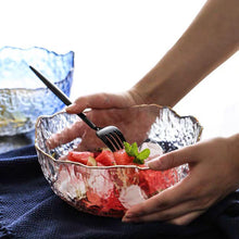 Load image into Gallery viewer, INSPIRA LIFESTYLES - Gold Rim Glass Serving Bowls - BOWL, BOWLS, FRUIT BOWL, SALAD BOWL, TABLEWARE