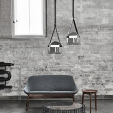 Load image into Gallery viewer, INSPIRA LIFESTYLES - Silas Belted LED Glass Pendant - CHANDELIER, DINING LIGHT, HANGING LIGHT, LIGHT, LIGHT FIXTURE, LIGHTING, LIVING ROOM LIGHT, PENDANT, PENDANT LIGHT