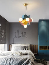 Load image into Gallery viewer, INSPIRA LIFESTYLES - Pop-art Molecular Chandelier - ART, CHANDELIER, COLORFUL, GLOBE LIGHT, LIGHT, LIGHTING, MODERN, PENDANT