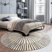 Load image into Gallery viewer, INSPIRA LIFESTYLES - Radial Scandinavian Round Area Rug - ACCENT RUG, AREA RUG, BEDROOM CARPET, CARPET, COMMERCIAL, DINING ROOM CARPET, FLOOR MAT, HOTEL CARPET, LIVING ROOM CARPET, OFFICE CARPET, PILE CARPET, RADIAL, RUG, SCANDINAVIAN, WOVEN RUG
