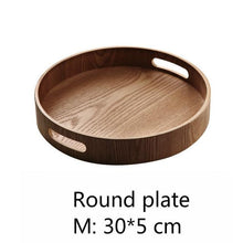 Load image into Gallery viewer, INSPIRA LIFESTYLES - Manchurian Ash Wood Trays - DECOR, DISHES, KITCHEN, ORGANISER, OVAL TRAY, PLATTER, RECTANGULAR TRAY, ROUND TRAY, SERVER, SERVING TRAY, TABLEWARE, TRAY, WOOD